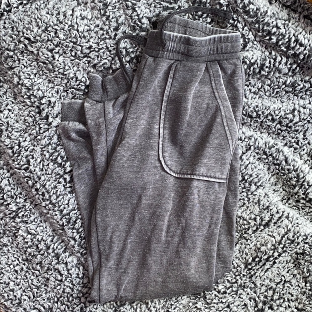 Gray joggers